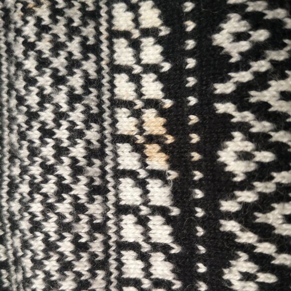 RW&CO Ladies Size Medium Black & White Straight Fit Open Cardigan - Picture 10 of 10